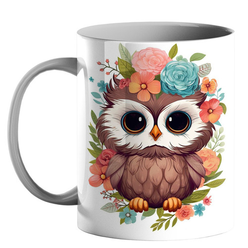 ماگ ( جعبه کادویی رایگان) چیتوکالاطرح جغد کد 220