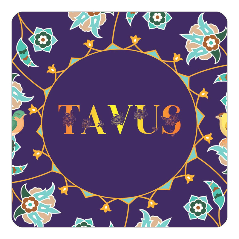 مگنت کاکتی طرح اسم طاووس tavus مدل گل و بلبل کد mg18498