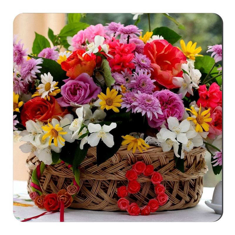 مگنت طرح سبد گل کد KN43