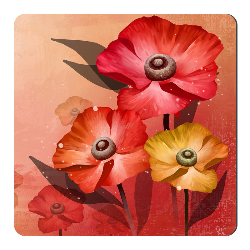 مگنت طرح نقاشی گل کد NIM392