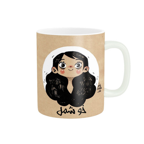 ماگ ( جعبه کادویی رایگان) چیتوکالامدل فانتزی دخترانه کد 1202
