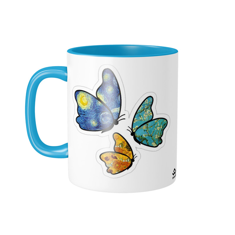 ماگ ( جعبه کادویی رایگان)  چیتوکالاشادیت مدل پروانه کد 526